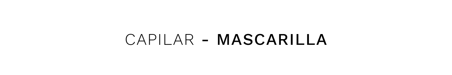 MASCARILLAS MASCARILLAS